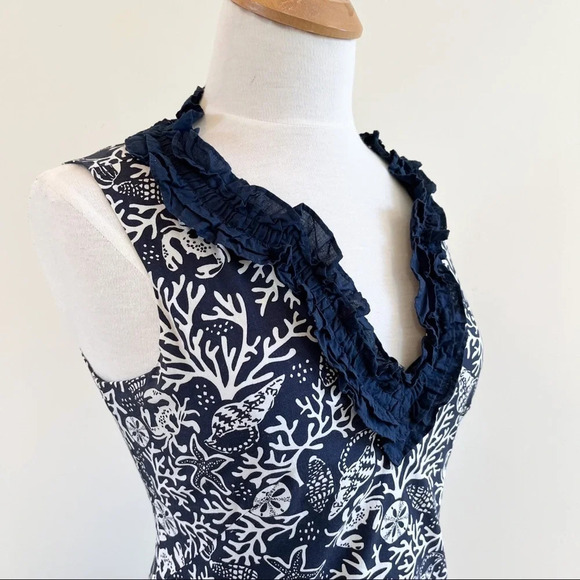 Vineyard Vines Ocean Life Sleeveless Sheath Dress - Picture 3 of 9